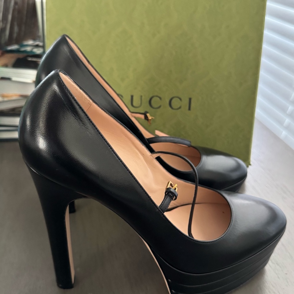 Gucci Black Mary Jane Platform -NEW-